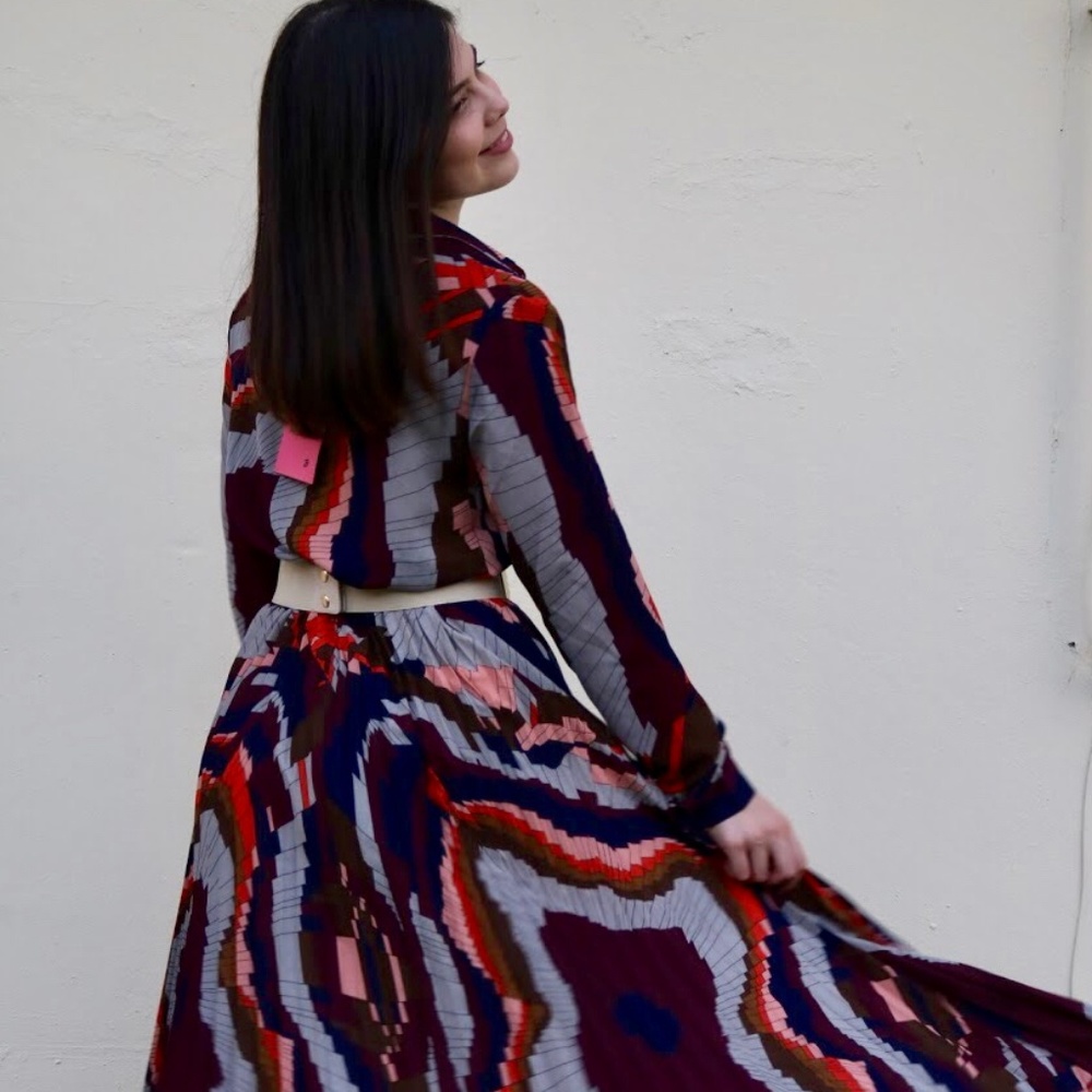 NEW Boutique Maxi Multi Colors Dress